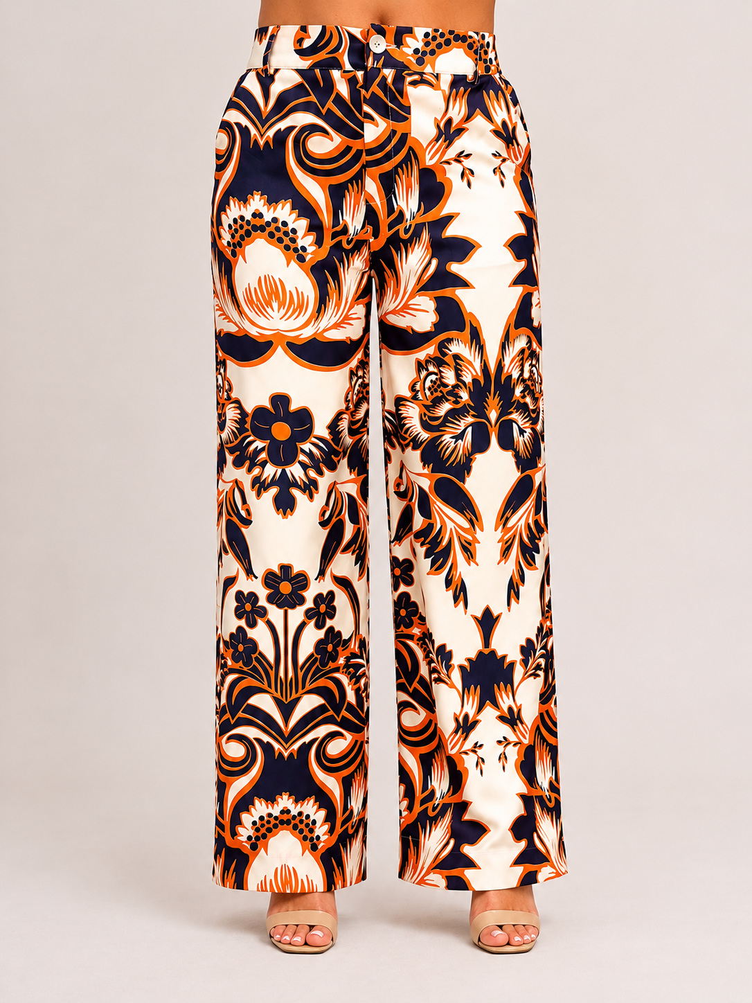 Pantalón Palazzo con estampado Floral