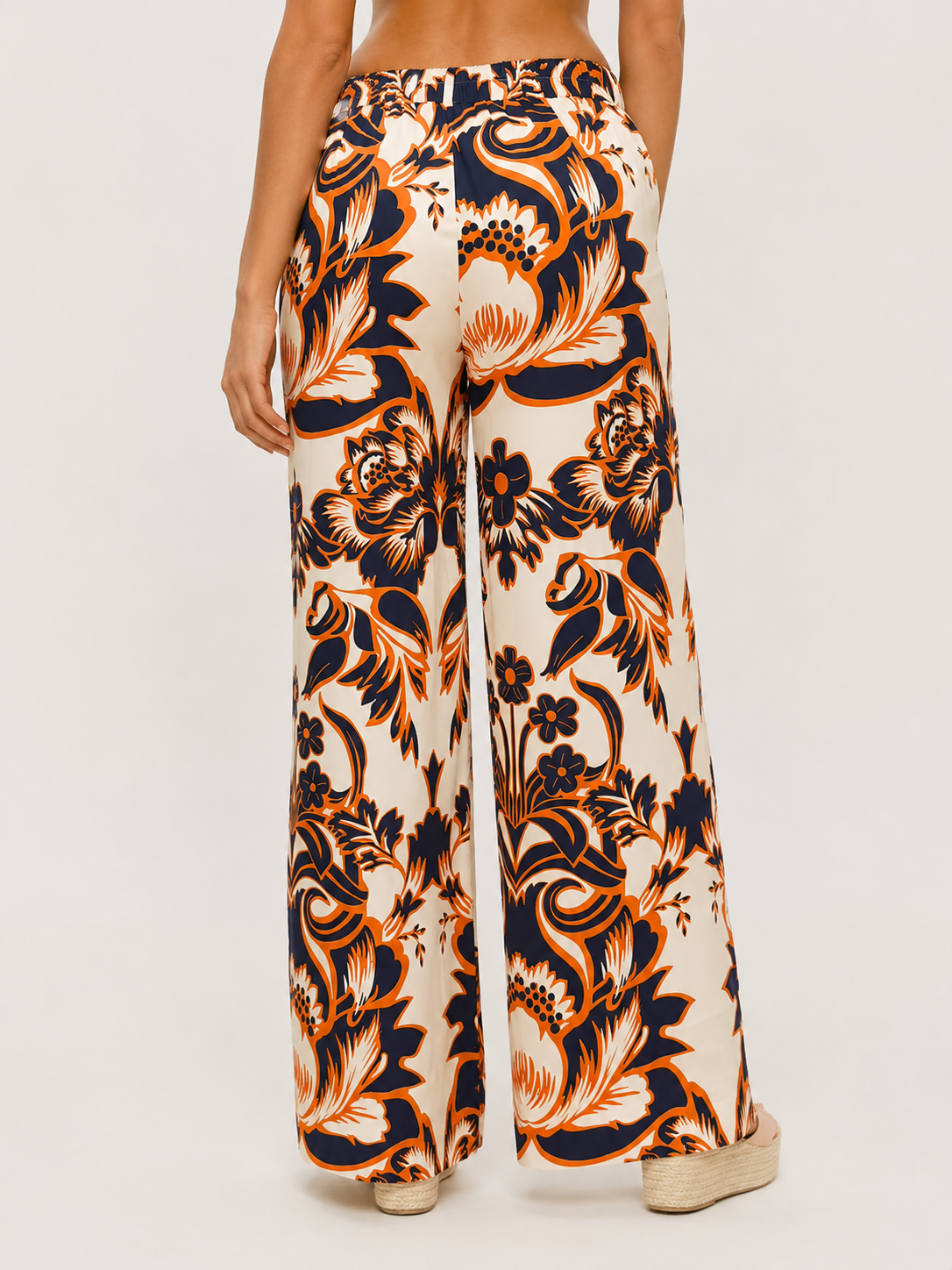Pantalón Palazzo con estampado Floral